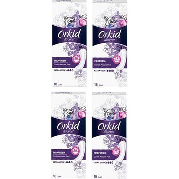 Orkid Discreet Günlük Mesane Extra Uzun 18li 4 Adet Hijyenik Ped
