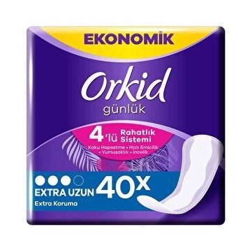 Orkid Ekstra Uzun 40'lı Günlük Ped