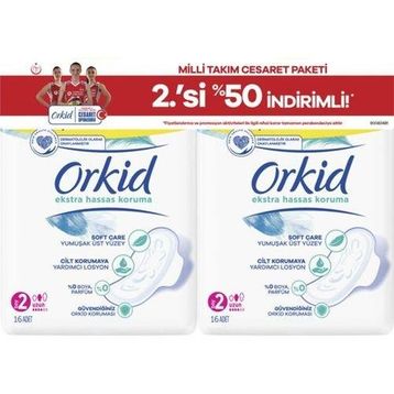 Orkid Extra Hassas Uzun 32'li Hijyenik Ped