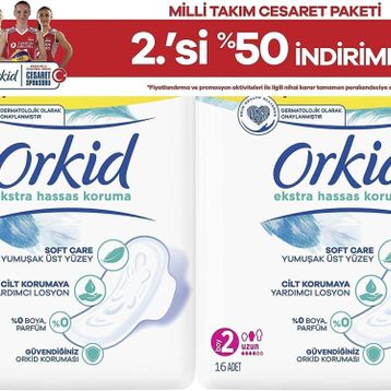 Orkid Extra Hassas Uzun 32'li Hijyenik Ped