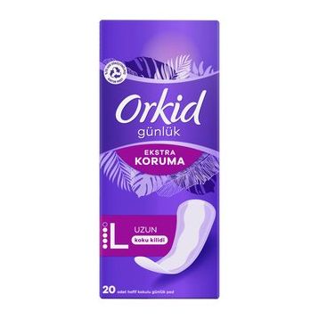 Orkid Extra Koruma Uzun 20'li Günlük Ped