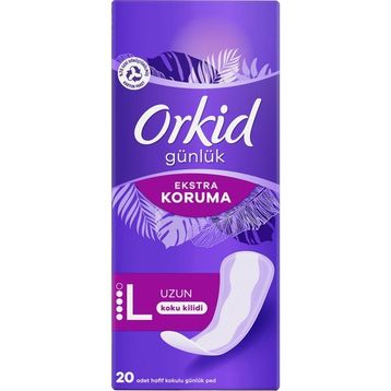 Orkid Extra Koruma Uzun 20'li Günlük Ped