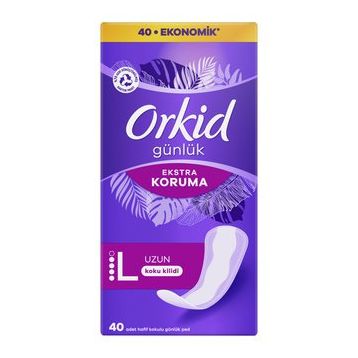 Orkid Extra Koruma Uzun 40'lı Günlük Ped