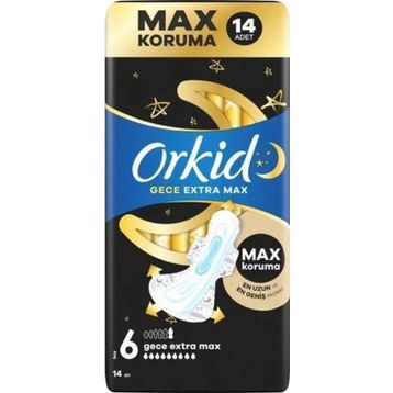 Orkid Extra Max Ultra Gece 14 Adet Ped