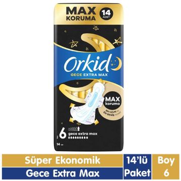 Orkid Extra Max Ultra Gece 14 Adet Ped