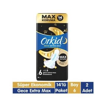 Orkid Extra Max Ultra Gece 14x2 Adet Ped