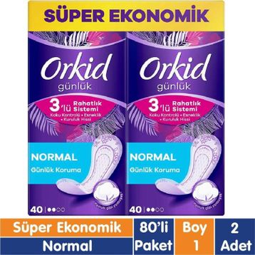 Orkid Günlük Koruma 160 Adet Normal Ped