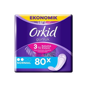 Orkid Günlük Normal Dev Ekonomi Paketi 80 Ped