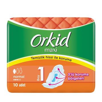 Orkid Maxi Normal 10lu Hijyenik Ped
