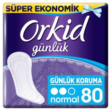 Orkid Normal 4'lü Paket 80'li Günlük Ped