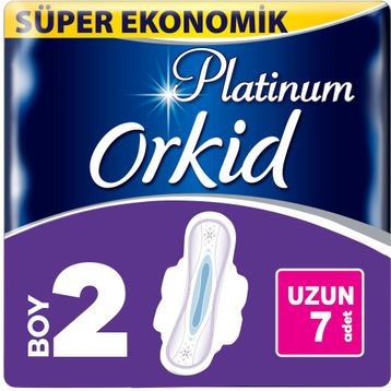 Orkid Platinium 2 Numara Ultra Uzun 7li Hijyenik Ped