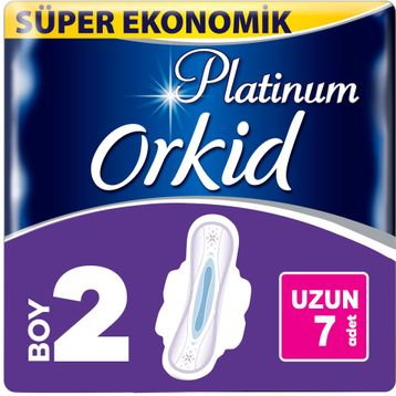 Orkid Platinium 2 Numara Ultra Uzun 7li Hijyenik Ped