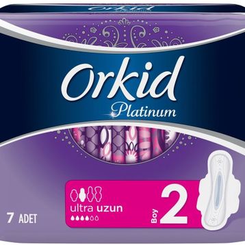 Orkid Platinium 2 Numara Ultra Uzun 7li Hijyenik Ped