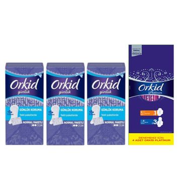 Orkid Platinum 96 lı Normal Cesaret Paket Ped