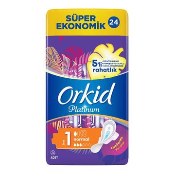 Orkid Platinum Normal 24'lü Hijyenik Ped