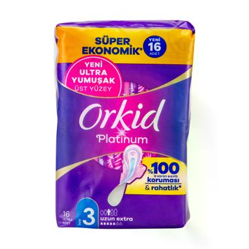 Orkid Platinum Normal Dörtlü Paket 16'lı Kadın Pedi