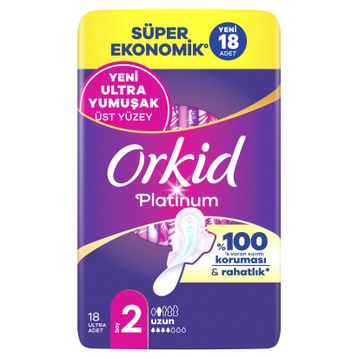Orkid Platinum Uzun 18 Adet Hijyenik Ped