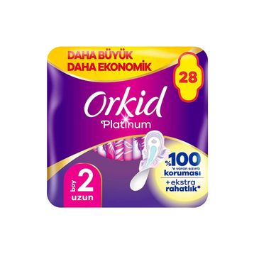 Orkid Platinum Uzun Boy 2 28 Adet Hijyenik Ped