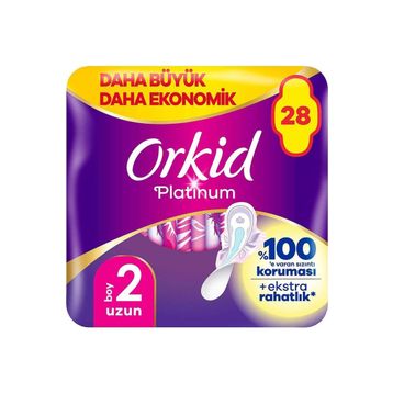 Orkid Platinum Uzun Boy 2 28 Adet Hijyenik Ped