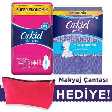 Orkid Ultra Extra Hijyenik Uzun Süper Ekonomik 26 Ped
