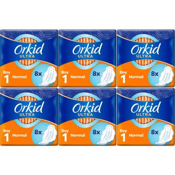 Orkid Ultra Extra Normal 6x8 48 Adet Hijyenik Ped