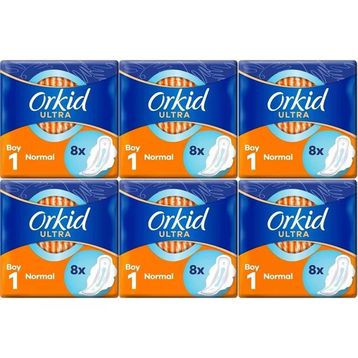Orkid Ultra Extra Normal 6x8 48 Adet Hijyenik Ped