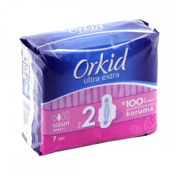 Orkid Ultra Extra Tekli Uzun 7'li Ped