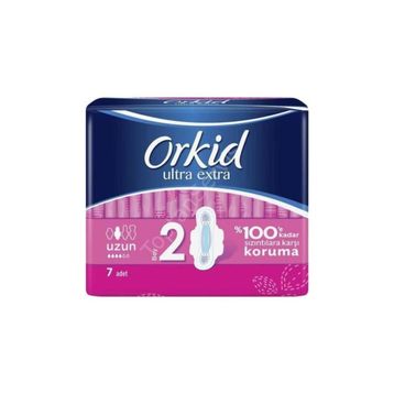 Orkid Ultra Extra Tekli Uzun 7'li Ped