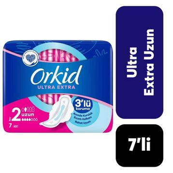 Orkid Ultra Extra Tekli Uzun 7'li Ped