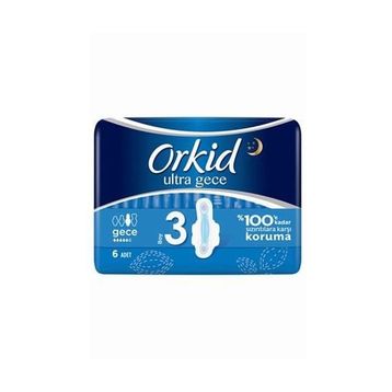 Orkid Ultra Gece 6'lı Ped