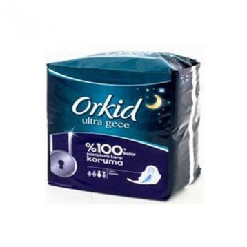 Orkid Ultra Gece 6'lı Ped