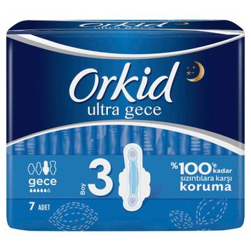 Orkid Ultra Gece 6'lı Ped