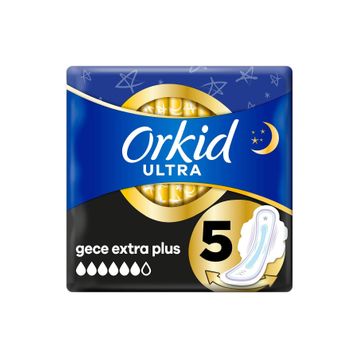 Orkid Ultra Gece Extra Plus 5'li Günlük Ped