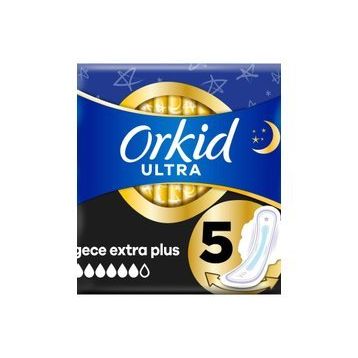 Orkid Ultra Gece Extra Plus 5'li Günlük Ped