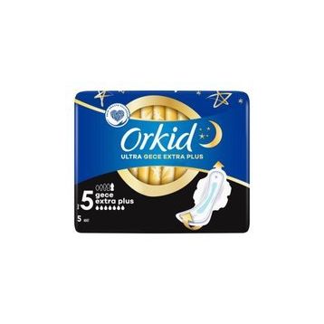 Orkid Ultra Gece Extra Plus 5'li Günlük Ped