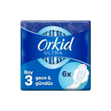 Orkid Ultra Gece Gündüz Boy 3 6 Adet Hijyenik Ped