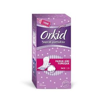 Orkid Yaprak Pamuksu İnce 28'li Hijyenik Ped
