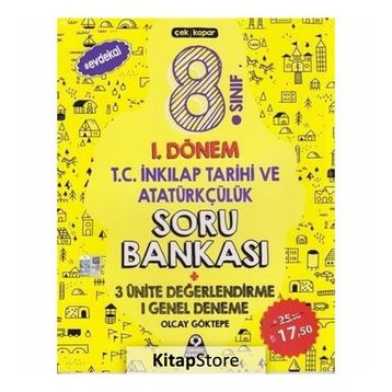 Örnek Akademi Yayınları 8. Sınıf 1. Dönem T.C. İnkılap Tarihi Ve Atatürkçülük Soru Bankası