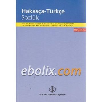 Örnekli Hakasça - Türkçe Sözlük - Ekrem Arıkoğlu