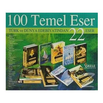 Orta - Lise 100 Temel Eser 22 Kitap Kutulu - danyel defo semsipasazade sezai Evliya Çelebi guztave flaubert ivan sergevic turgenyev Beydeba Honore de Balzac miguel de cervantes saavedra saavedra Ahmet Hikmet Müftüoğlu nikolay vasilievich gogol Johann Wo