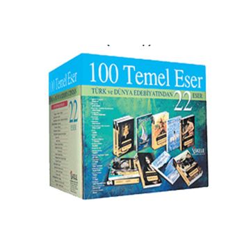 Orta - Lise 100 Temel Eser 22 Kitap Kutulu - danyel defo semsipasazade sezai Evliya Çelebi guztave flaubert ivan sergevic turgenyev Beydeba Honore de Balzac miguel de cervantes saavedra saavedra Ahmet Hikmet Müftüoğlu nikolay vasilievich gogol Johann Wo