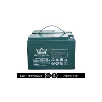 Ortec 12 V 2.8 Ah Kare Tip Kuru Akü