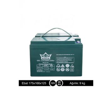 Ortec 12 V 2.8 Ah Kare Tip Kuru Akü