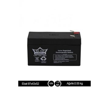 Ortec 12V 1.3Ah Bakımsız Kuru Akü