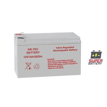 Ortec 12V 7Ah Bakımsız Kuru Akü