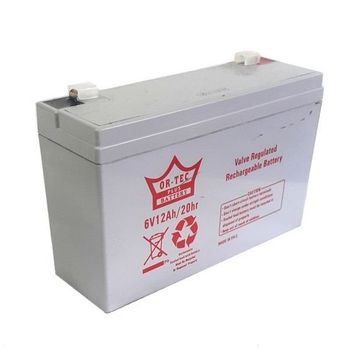 Ortec 6V 12Ah Bakımsız Kuru Akü