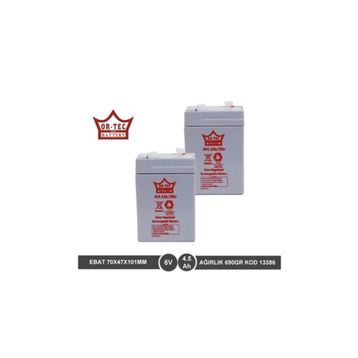 Ortec 6V 4.5Ah Kuru Akü