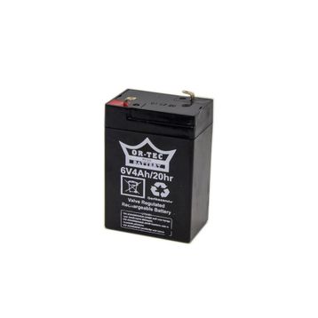 Ortec 6V 4Ah Siyah Kuru Akü