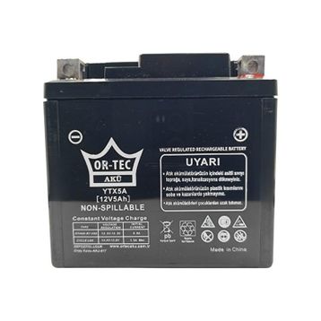 Ortec YTX5A-BS 12 V 5 Ah Motosiklet Aküsü