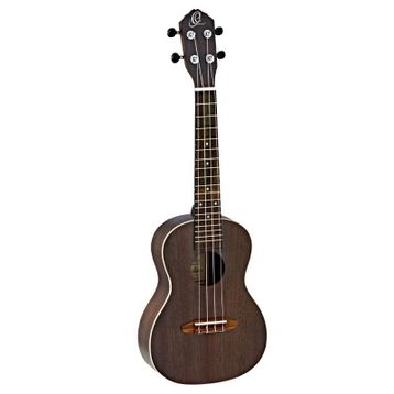 Ortega Rucoal Concert Thru Black Ukulele